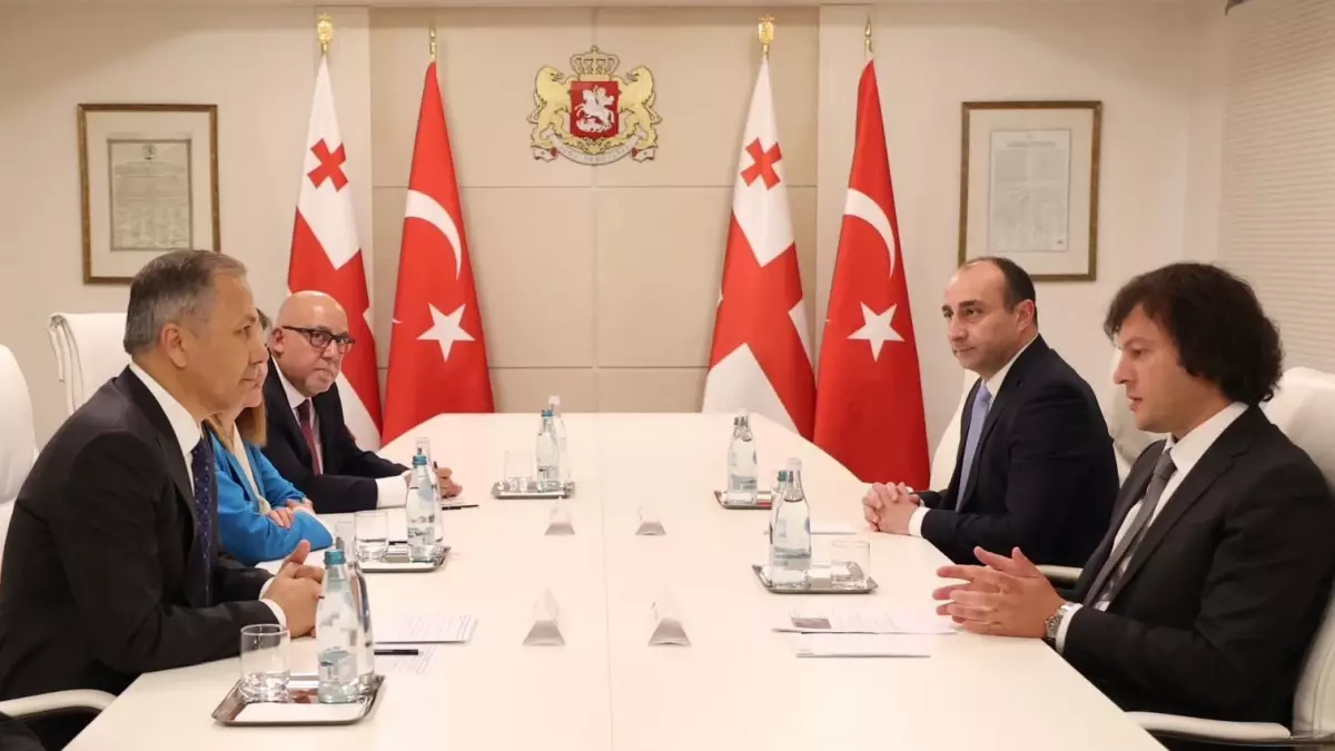 Yerlikaya, Gürcistan Başbakanı ile Görüştü