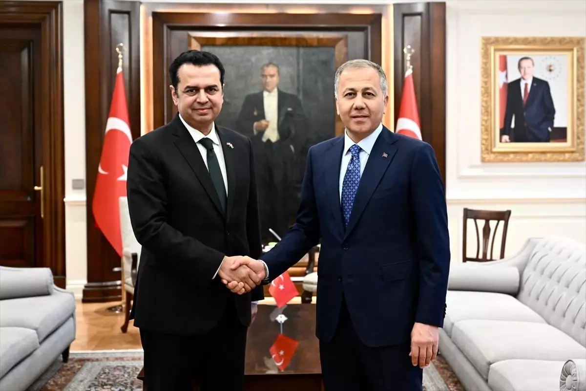 Yerlikaya ve Chaudhry Görüştü