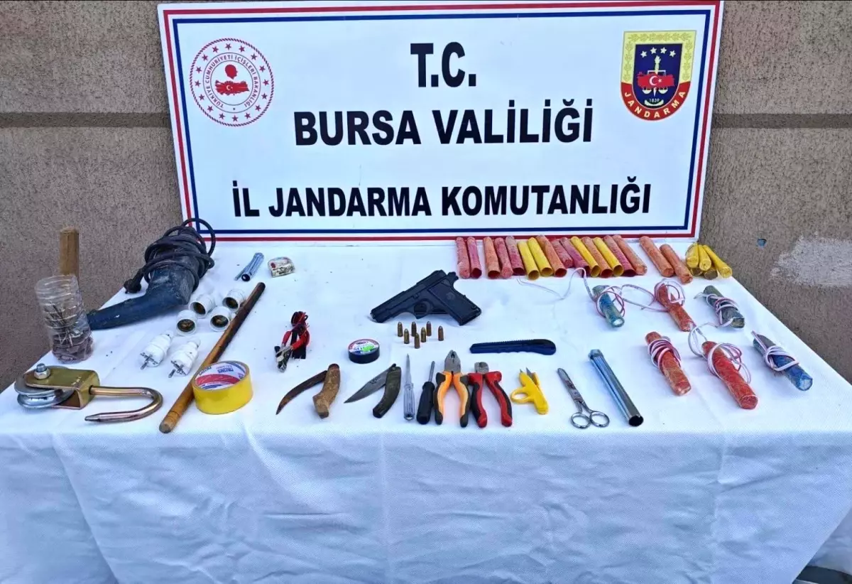 Bursa’da İzinsiz Define Kazısına Operasyon