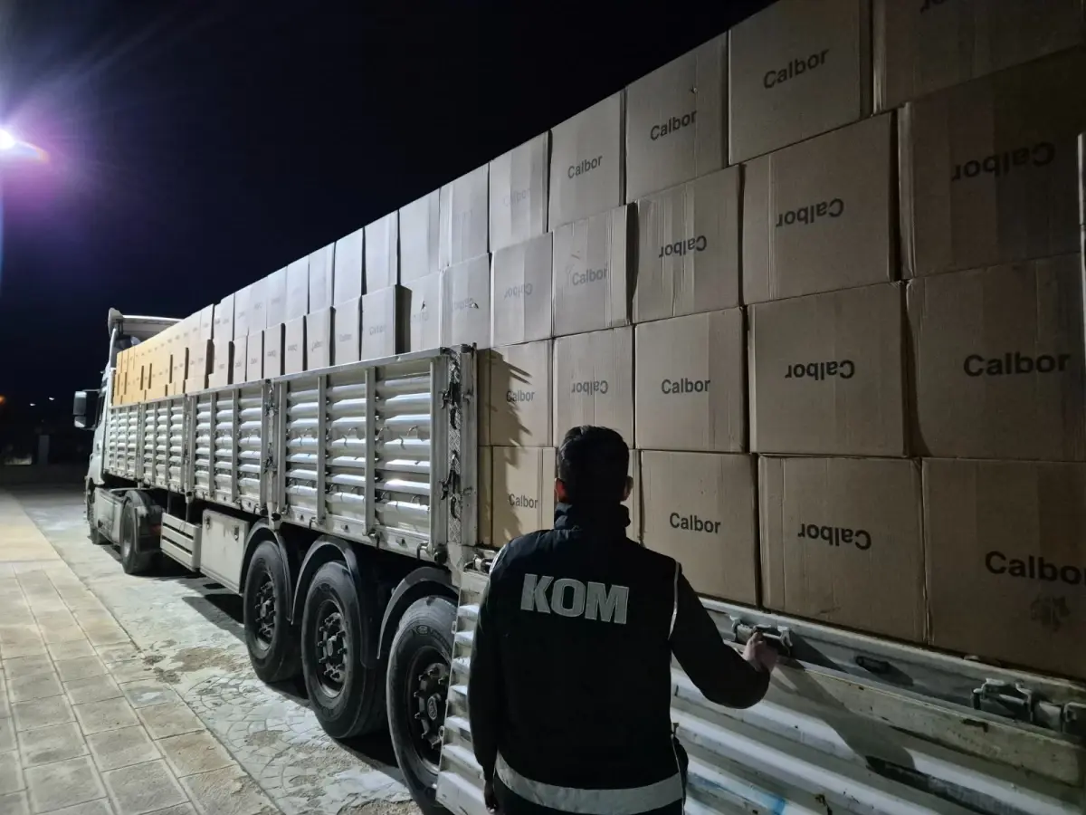 Kırşehir’de Kaçak Makaron Operasyonu