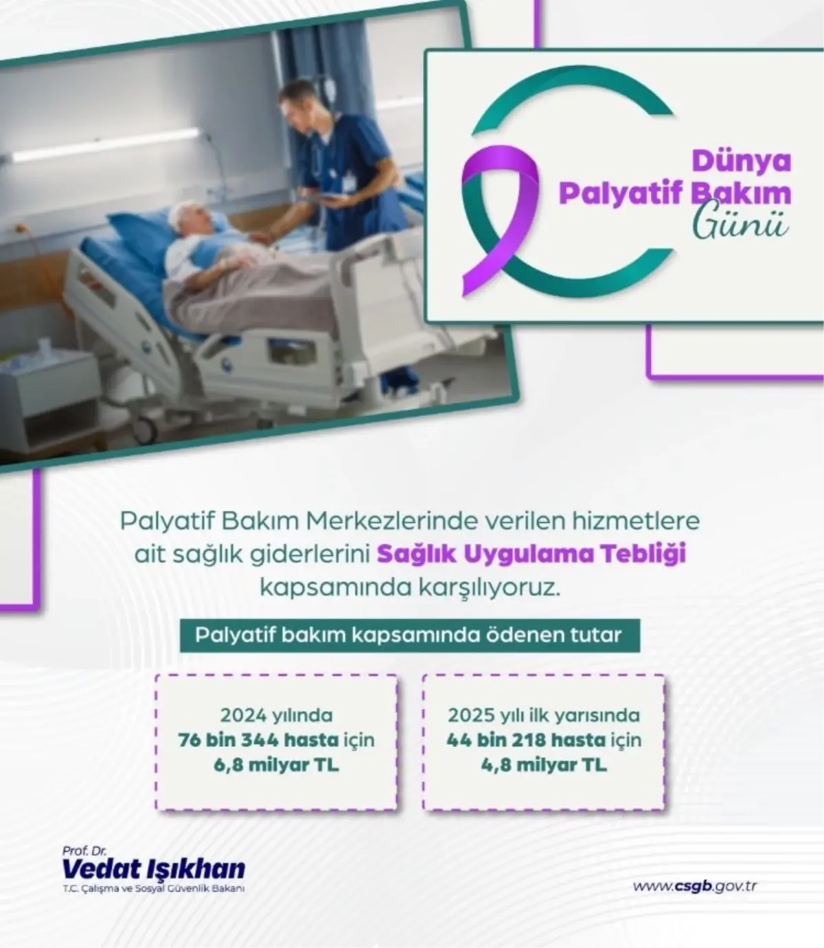 Palyatif Bakım Merkezlerine Destek: 6,8 Milyar TL Karşılanacak