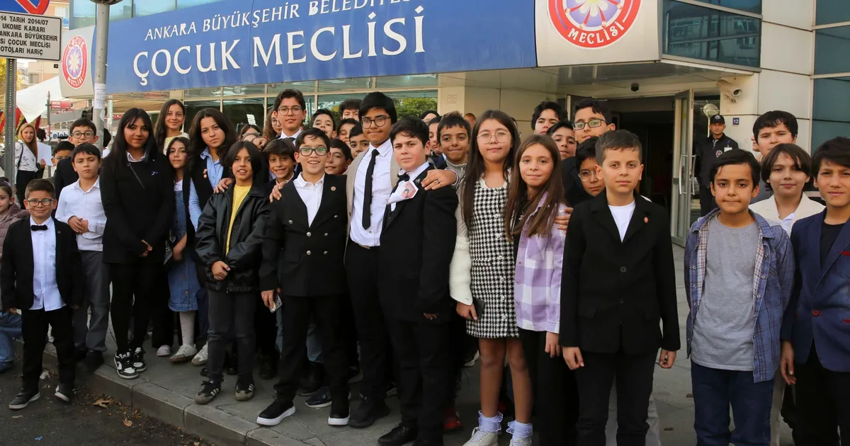 Ankara’nın çocukları meclis başkanını seçti
