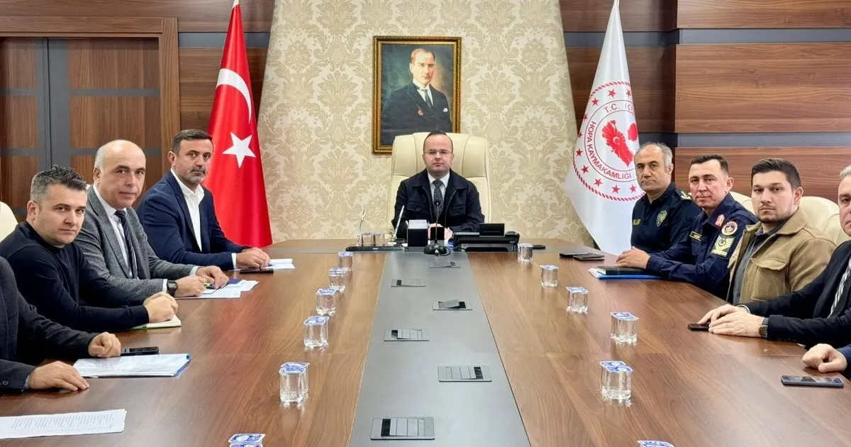 Artvin Hopa’da “Kış Tedbirleri Koordinasyon Toplantısı” yapıldı