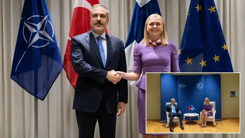 Bakan Fidan Finlandiya’da: Gazze’ye insani yardımların girişi yetersiz