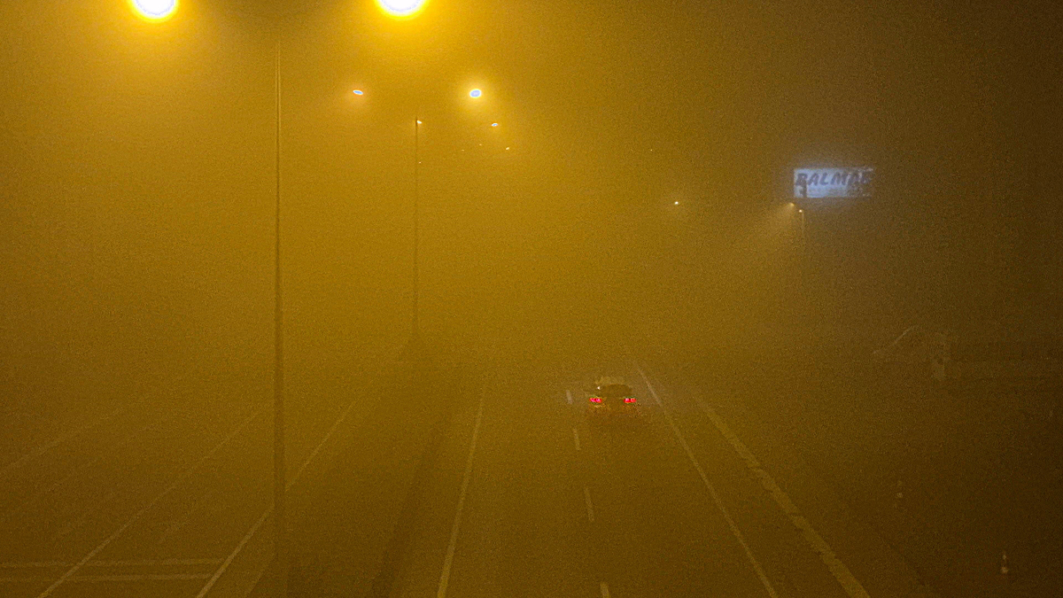 Bartın’da yoğun sis etkili oldu