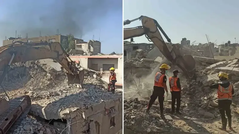 Gazze’de enkaz altındaki cenazeler çıkarılıyor: İlk aşamaya başlandı