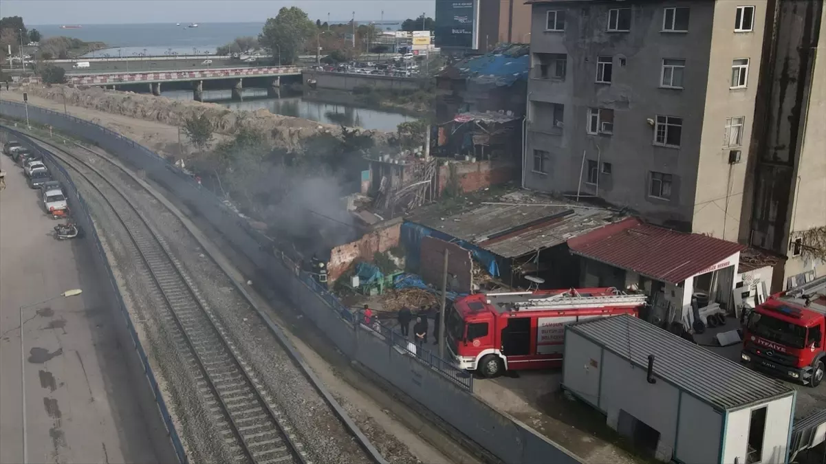 Samsun’da Depo Yangını Kontrol Altına Alındı