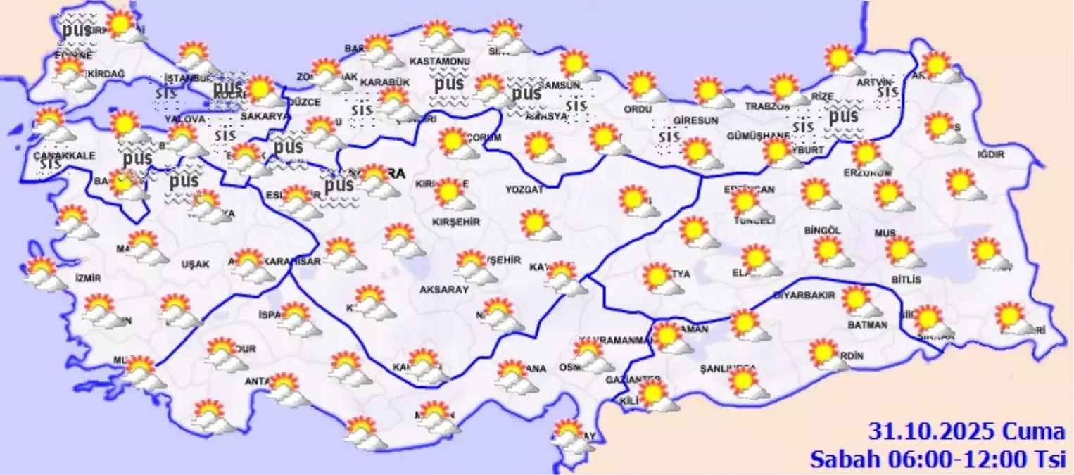 Türkiye’de Hava Durumu: Yağış Yok, Sıcaklık Normallerin Üzerinde