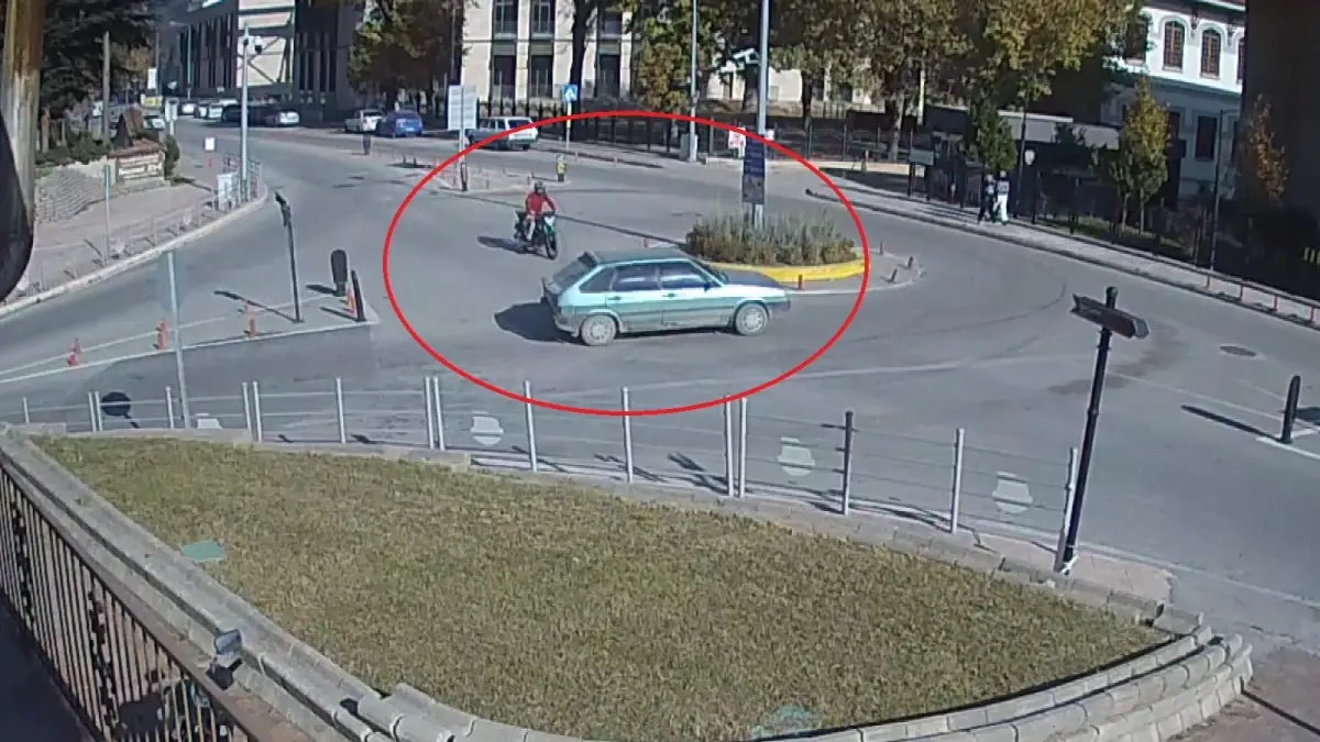 Amasya’da Motosiklet Kazası