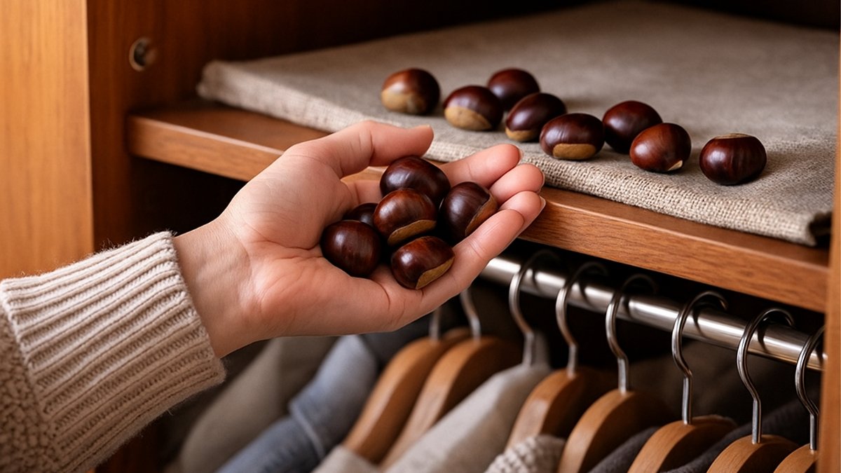 Dolabınıza 1 avuç kestane koyun, faydasına şoke olun…
