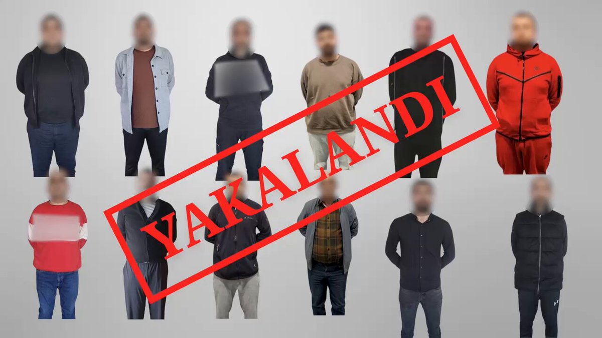 Kırmızı bültenle aranan 12 suçlu Türkiye’ye getirildi