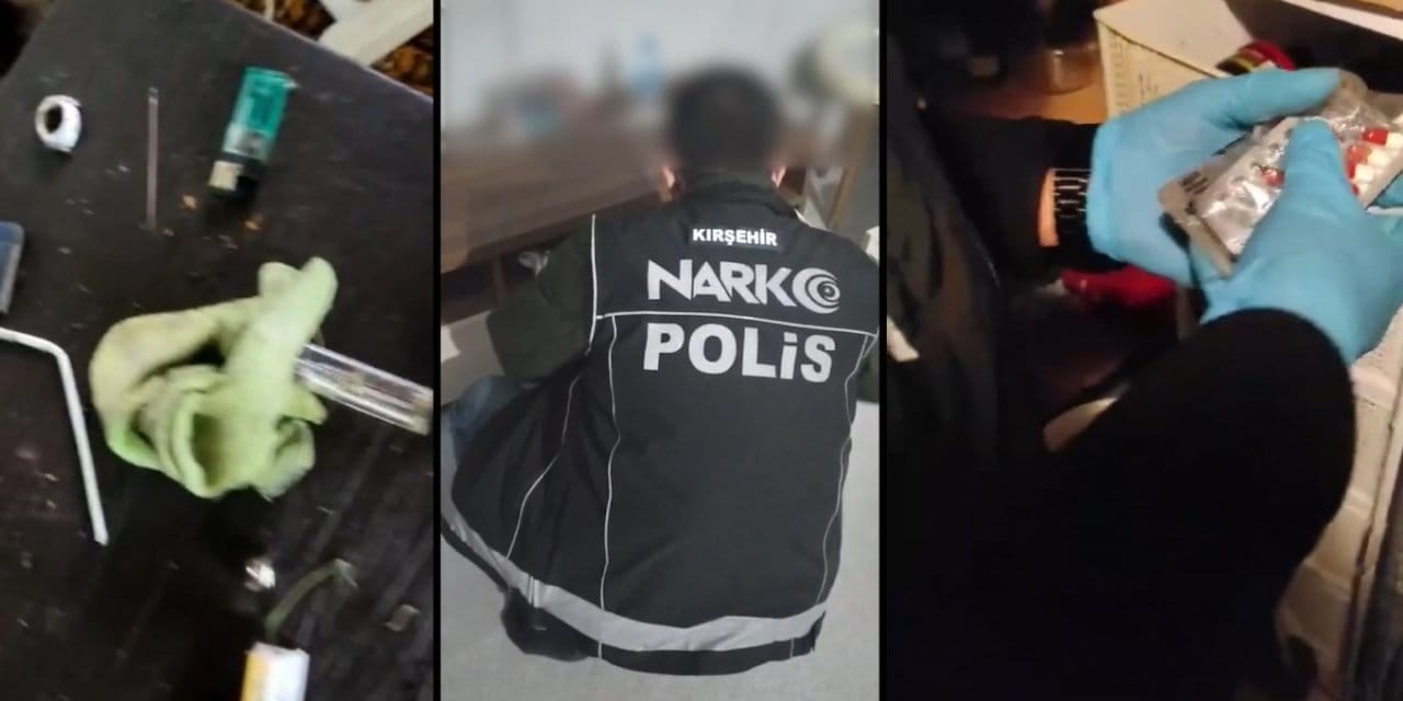 Kırşehir’de narkotik operasyonu: 9 gözaltı, 1 tutuklama