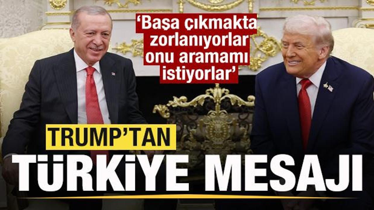 Trump’tan son dakika Türkiye açıklaması: Başa çıkmakta zorlanıyorlar, aramamı istiyorlar