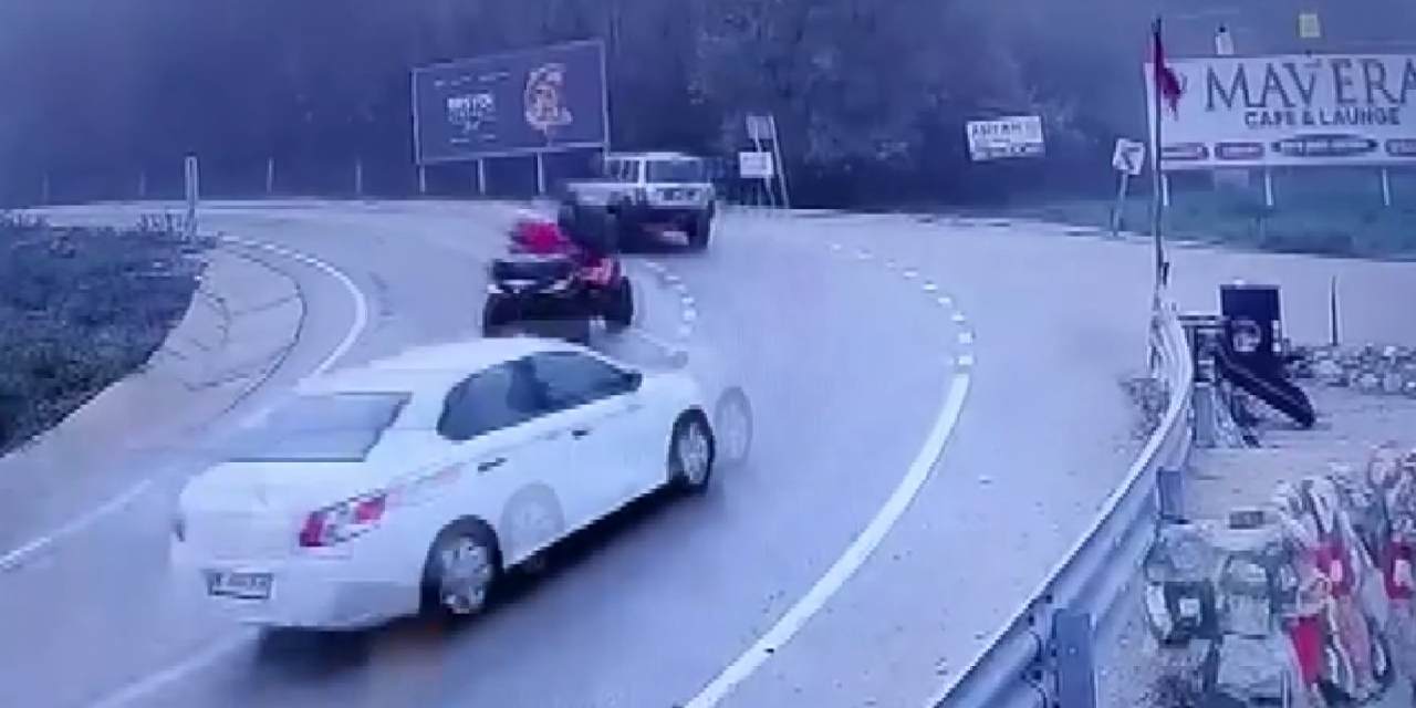 Yağış sonrası kayganlaşan Uludağ yolunda kaza üstüne kaza