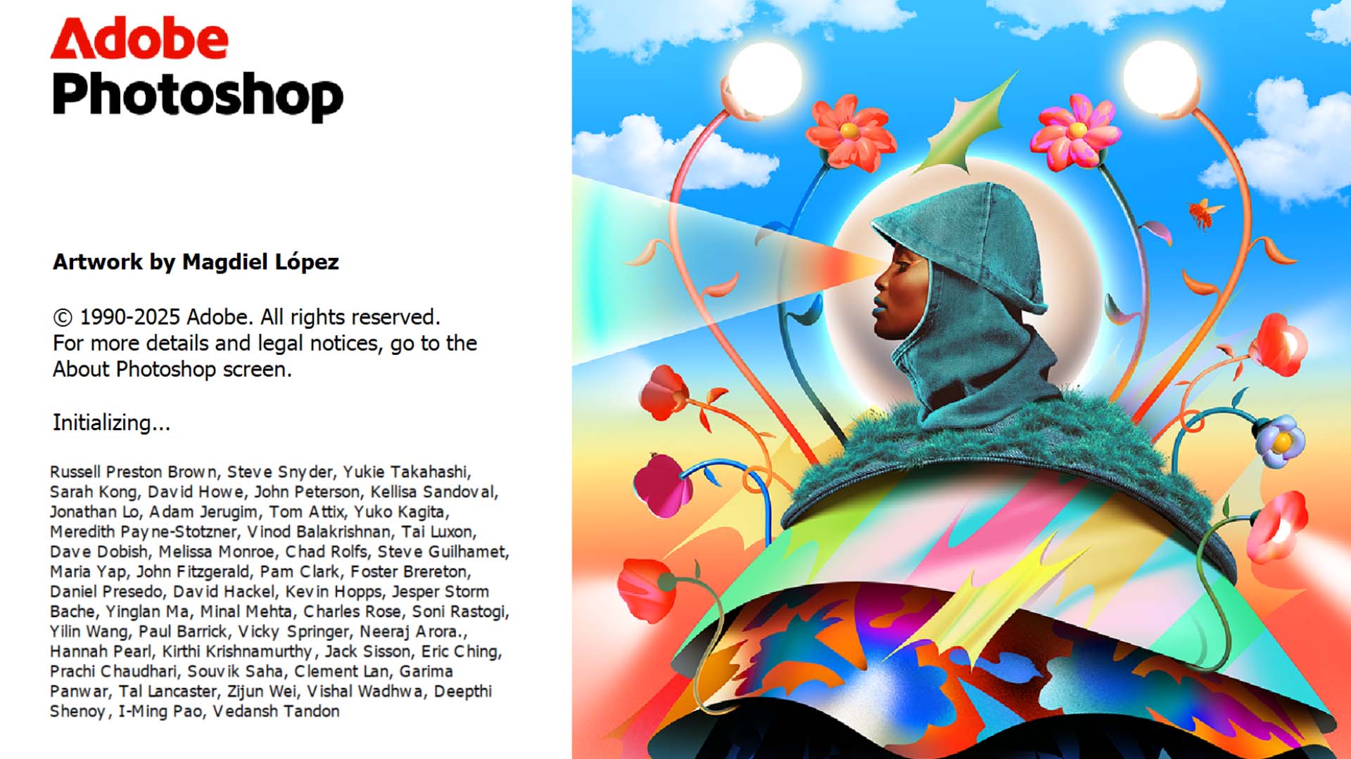 Photoshop 2021 ve 2025, Wine aracılığıyla Linux’ta çalıştırıldı – LOG